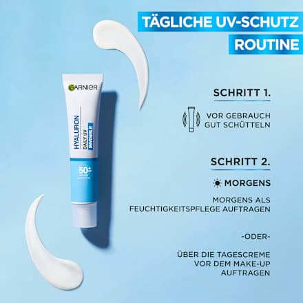 Fluid Hyaluron Barrier Protect Daily LSF 50+, 40 ml Garnier Skin Active