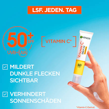 Gesichtsfluid Vitamin C Invisible LSF 50+, 40 ml