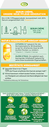 Gezichtsserum-crème 2-in-1 vitamine C, SPF 25, 50 ml