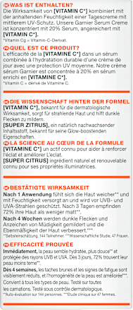 Gezichtsserum-crème 2-in-1 vitamine C, SPF 25, 50 ml