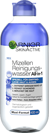Micellair water voor de gevoelige huid en ogen Alles in 1, 400 ml