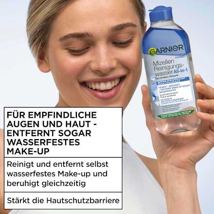 Mizellenwasser empfindliche Haut und Augen All in 1, 400 ml