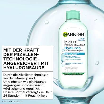 Mizellenwasser Hyaluron, 400 ml