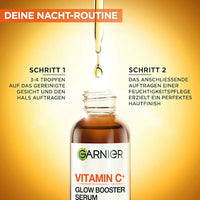 Nachtserum Glow Booster mit Vitamin C & Hyaluronsäure, 30 ml