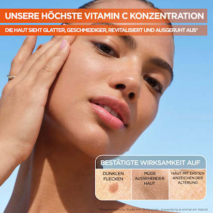 Nachtserum Glow Booster mit Vitamin C & Hyaluronsäure, 30 ml