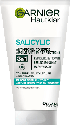Reinigungscreme Salicylic Anti Pickel 3in1 Tonerde, 150 ml