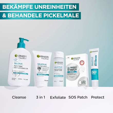 Reinigungscreme Salicylic Anti Pickel 3in1 Tonerde, 150 ml