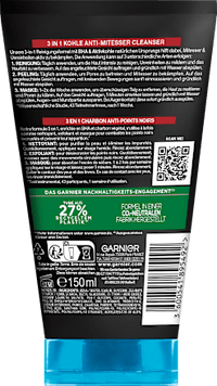 Reinigingsgel Hautklar 3-in-1 Anti-mee-eter, 150 ml