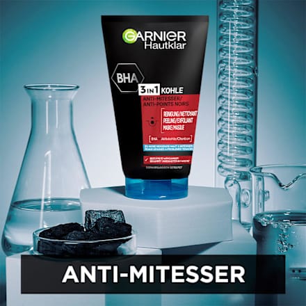 Reinigingsgel Hautklar 3-in-1 Anti-mee-eter, 150 ml