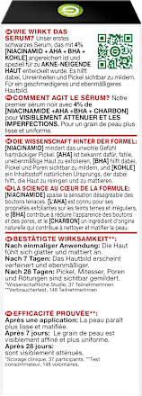 Serum Anti-Unreinheiten AHA + BHA Kohle, 30 ml