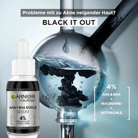 Serum Anti-Unreinheiten AHA + BHA Kohle, 30 ml Garnier Skin Active