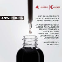 Serum Anti-Unreinheiten AHA + BHA Kohle, 30 ml