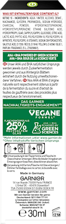 Serum Anti-Unreinheiten AHA + BHA Kohle, 30 ml Garnier Skin Active