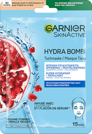 Hydra Bomb Granaatappel Sheetmasker, 28 g