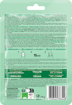 Hydra Bomb Groene Thee Sheet Masker, 1 st