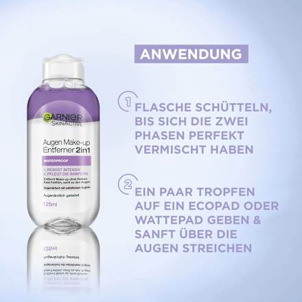 Oogmake-upremover 2-in-1, waterdicht, 125 ml