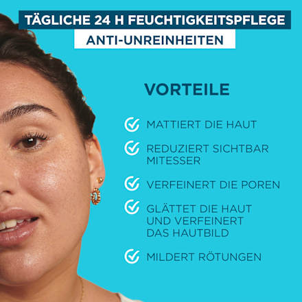 Gesichtscreme Hautklar, Anti-Unreinheiten, 40 ml GARNIER SKIN NATURALS