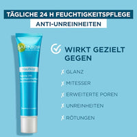 Gesichtscreme Hautklar, Anti-Unreinheiten, 40 ml GARNIER SKIN NATURALS