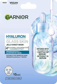 GARNIER SKIN NATURALS Tuchmaske Hyaluron Glass Skin Jelly Sheet Mask, 27 g