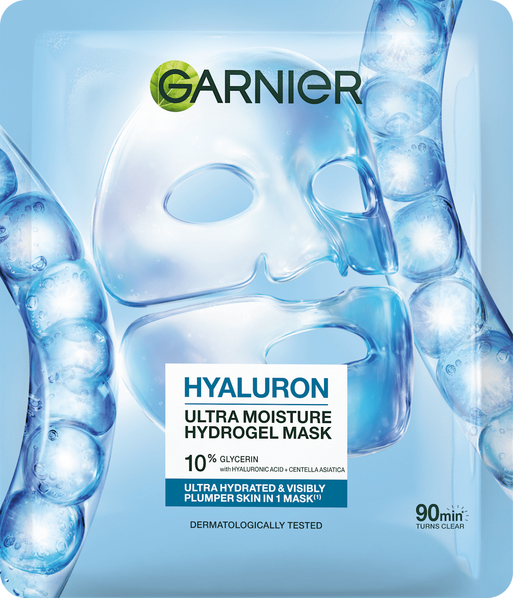 GARNIER Tuchmaske Hyaluron Ultra Moisture Hydrogel, 25 g