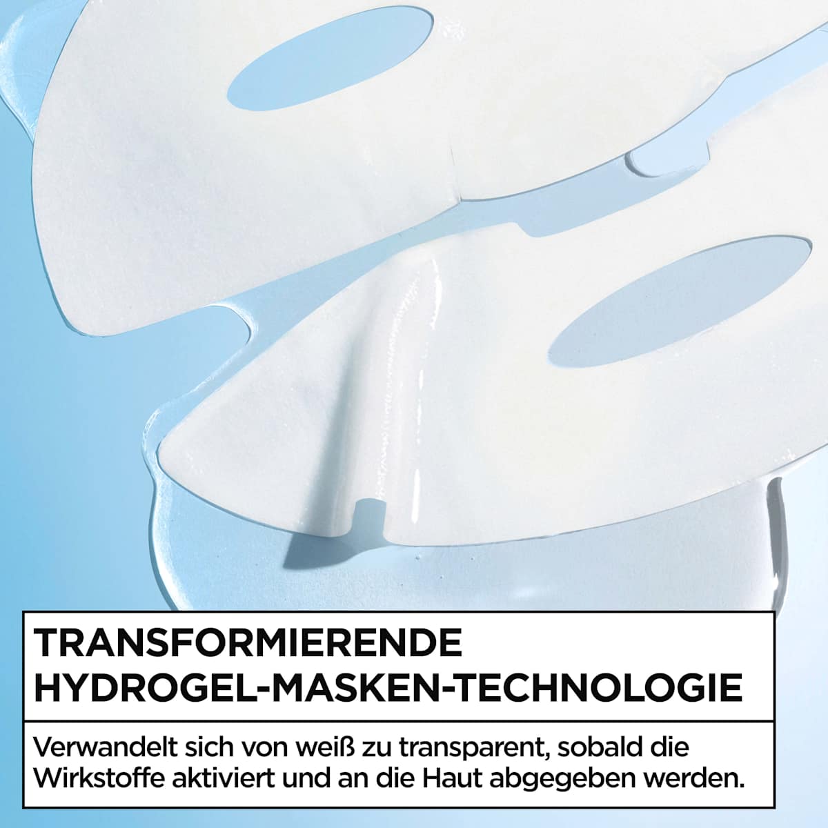 GARNIER Tuchmaske Hyaluron Ultra Moisture Hydrogel, 25 g