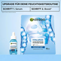 GARNIER Tuchmaske Hyaluron Ultra Moisture Hydrogel, 25 g