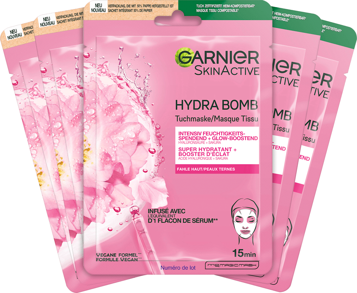 Tuchmaske Hydra Bomb Sakura 5 Stück, 140 g
