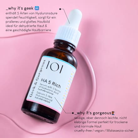 Serum HA 5 Rich, 30 ml Geek&Gorgeous