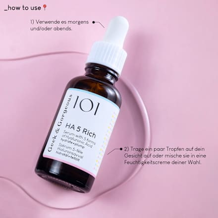 Serum HA 5 Rich, 30 ml Geek&Gorgeous