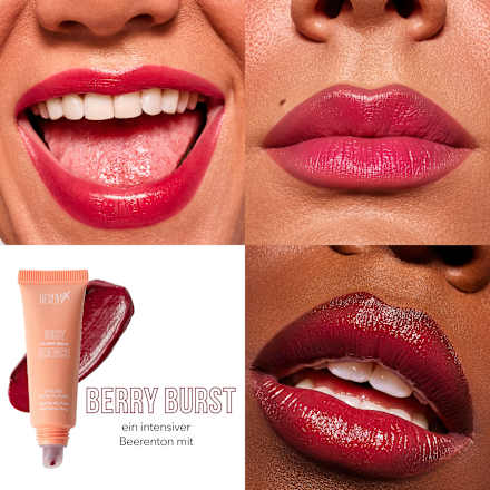 Lipbalm Glossy Duo Juicy Quench Berry Burst, 1 St Gender X Beauty
