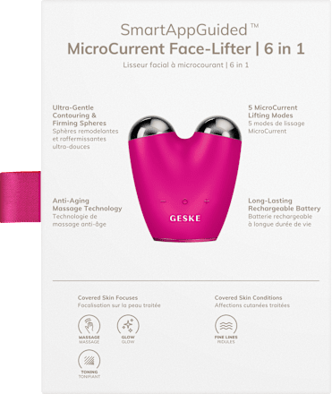 MicroCurrent Face-Lifter 6 in 1 Magenta, 1 st