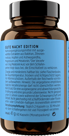 Gute Nacht Edition Kapseln 60 St, 41 g