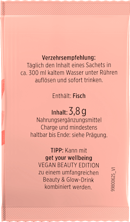 Kollagenpulver Inner Glow Sachets 7 St, 26 g get your well being BY BIOGENA