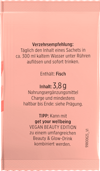 Kollagenpulver Inner Glow Sachets 7 St, 26 g get your well being BY BIOGENA