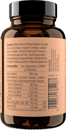 Leber Bitter Edition Kapseln 60 St, 27 g