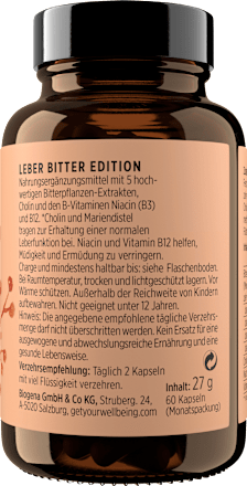 Leber Bitter Edition Kapseln 60 St, 27 g