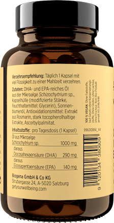 Omega 3 Vegan Edition Kapseln 30 St, 38 g