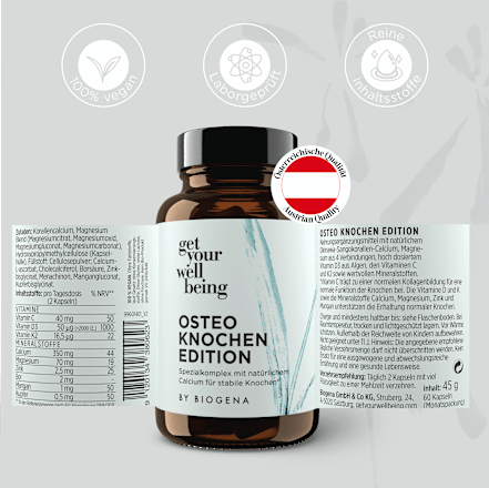 Osteo Knochen Edition Kapseln 60 St, 45 g