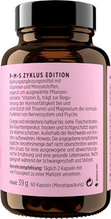 PMS Cycle Edition Capsules 60 stuks, 39 g