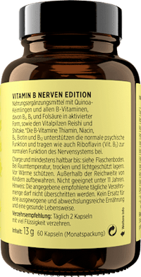 Vitamine B Nerve Edition Capsules 60 stuks, 13 g