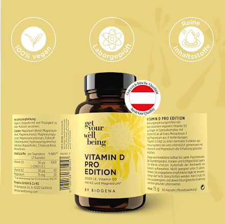 Vitamin D Pro Edition 2000 IE Kapseln 60 St, 15 g