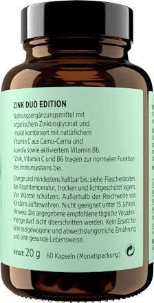 Zink Duo Edition Kapseln 60 St, 20 g