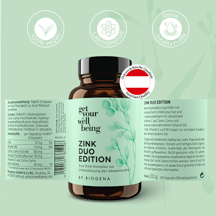 Zink Duo Edition Kapseln 60 St, 20 g