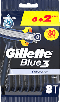 Einwegrasierer, Blue3 Smooth, 8 St
