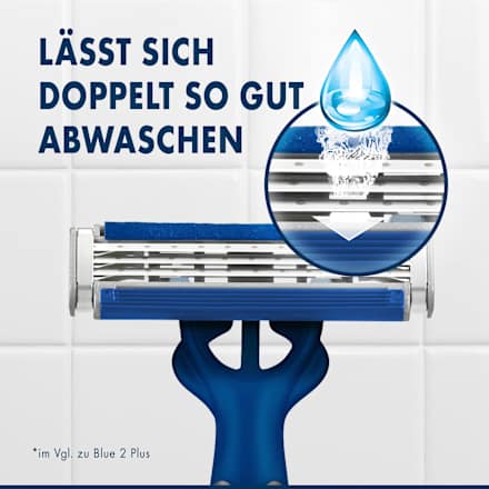 Wegwerpscheermesjes, Blue3 Smooth, 6 stuks