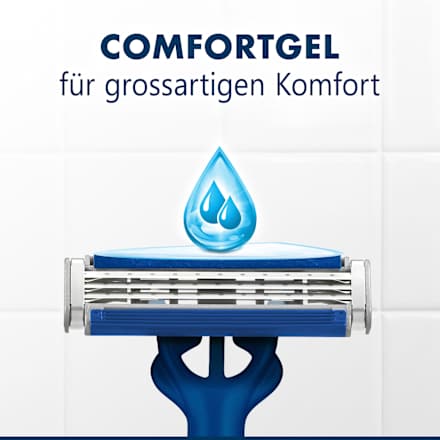 Wegwerpscheermesjes, Blue3 Smooth, 6 stuks