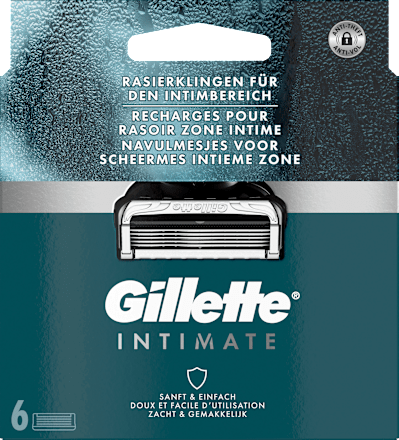 Rasierklingen, Intimate, 6 St Gillette INTIMATE