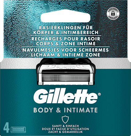Rasierklingen, Intimate, 4 St Gillette INTIMATE
