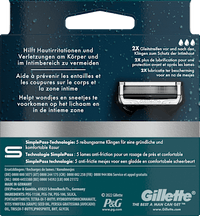 Rasierklingen, Intimate, 6 St Gillette INTIMATE