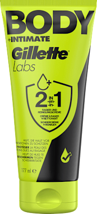 Crème à raser & nettoyante, Labs Body & Intimate, 177 ml